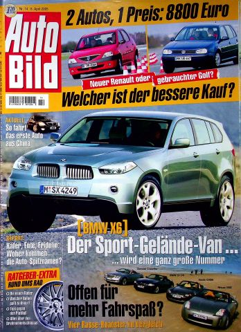 Deckblatt Auto Bild (14/2005)